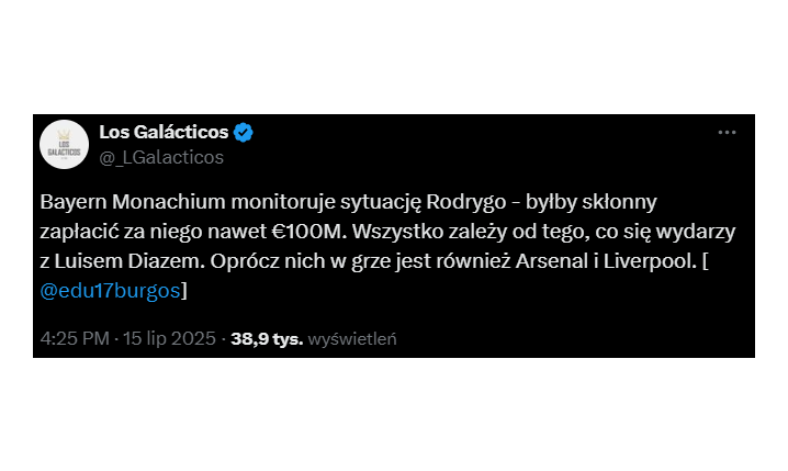 Ten klub chce może ZAOFEROWAĆ 100 MLN EURO za Rodrygo! Jednak nie Premier League!